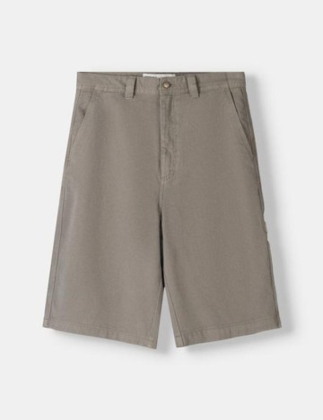 Pantaloni 3/4 Bershka, gri