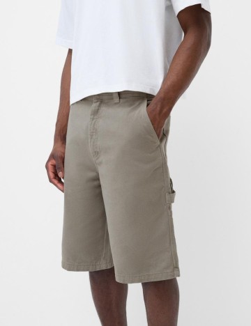 Pantaloni 3/4 Bershka, gri