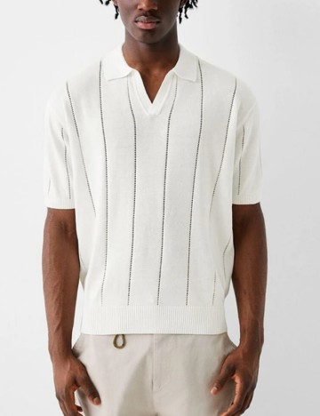 Tricou Bershka, alb