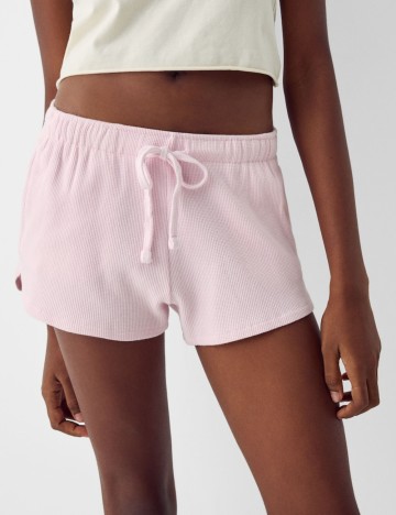 Pantaloni scurți Bershka, roz