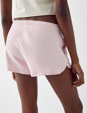 Pantaloni scurți Bershka, roz