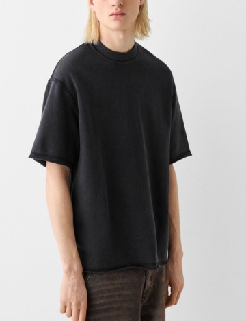 Tricou Bershka, gri