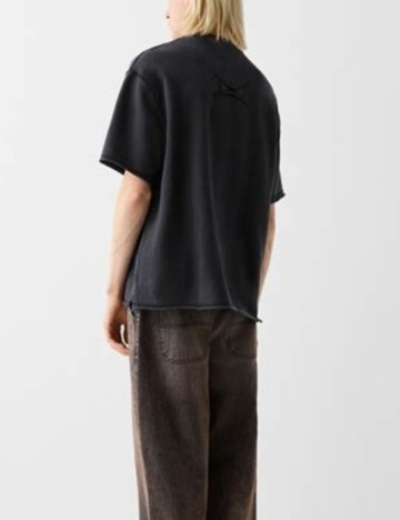 Tricou Bershka, gri