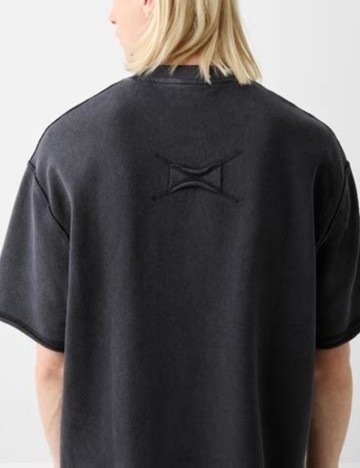Tricou Bershka, gri
