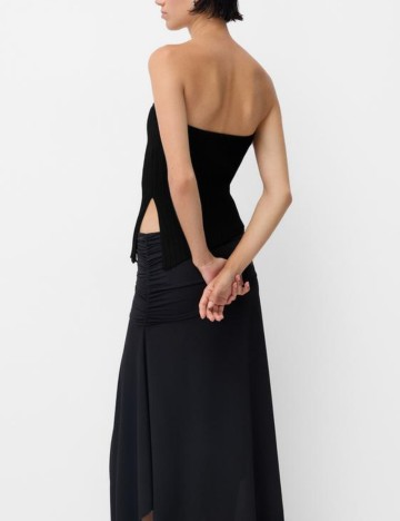 Top Bershka, negru