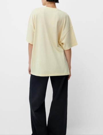Tricou Bershka, galben