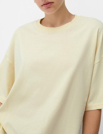 Tricou Bershka, galben