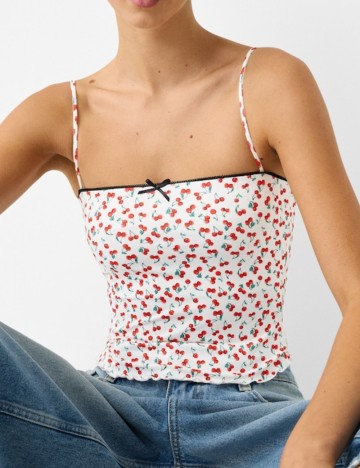 Top Bershka, mix culori