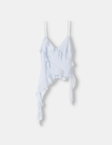 Top Bershka, albastru