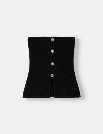 Top Bershka, negru