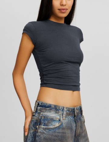 Top Bershka, gri