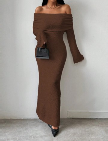 Rochie maxi Shein, maro