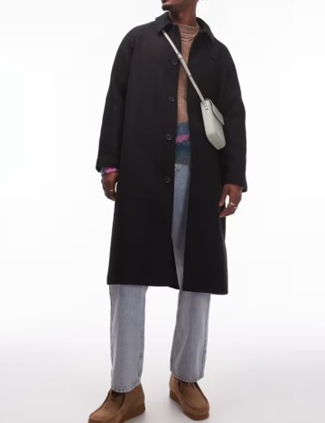 Palton Topman, negru