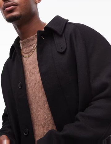 Palton Topman, negru