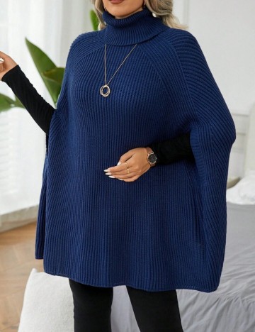 Poncho Shein, albastru