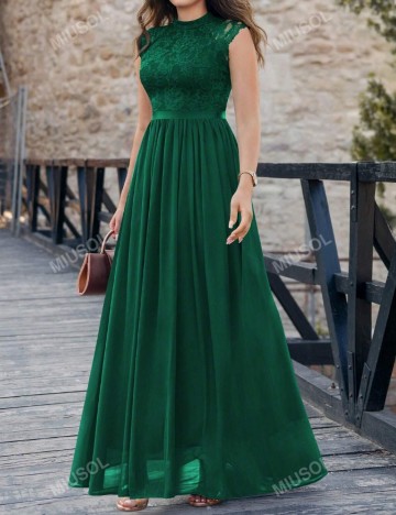 Rochie de ocazie Shein, verde