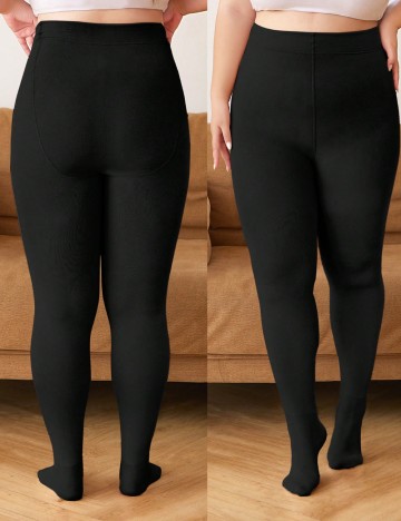 Ciorapi Shein Curve+, negru