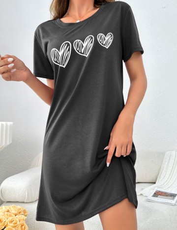 Rochie De Noapte Shein, gri