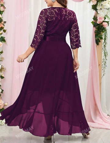 Rochie de ocazie Shein Curve+, mov