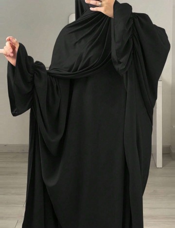 Set Rochie si Hijab Shein, negru