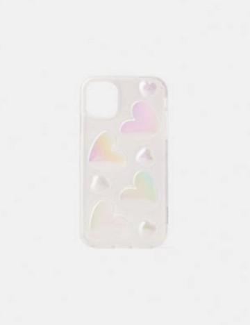 Husă iPhone Bershka, transparent