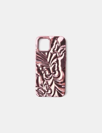 Husă iPhone Bershka, roz