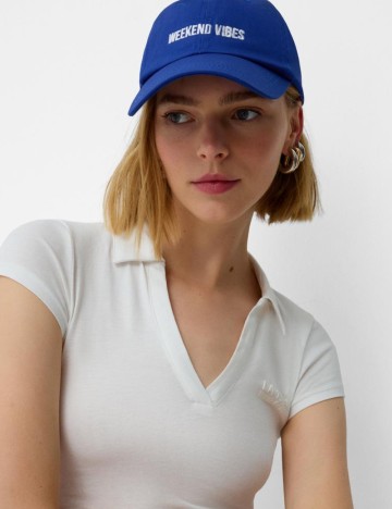 Șapcă Bershka, albastru