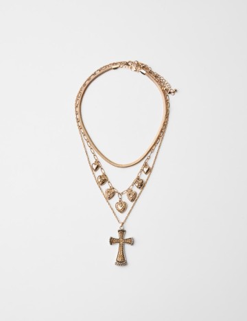 Set Coliere Bershka, auriu
