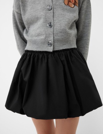 Fustă mini Bershka, negru