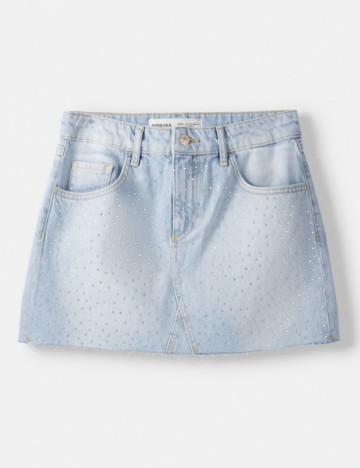 Fustă de blugi Bershka, albastru