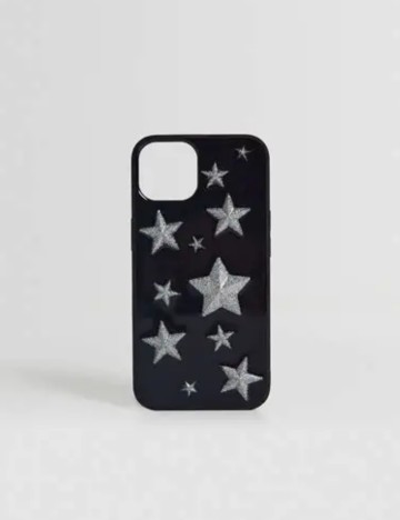 Husă iPhone Bershka, negru