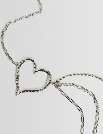Accesoriu Talie Bershka, argintiu