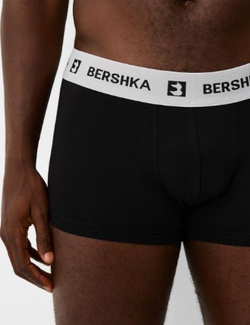 Set Boxeri Bershka, negru