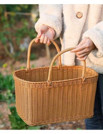 Coș de picnic Shein, maro