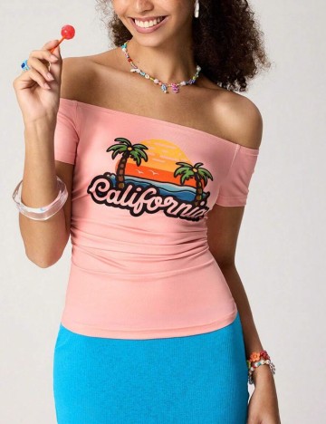Tricou Shein, roz