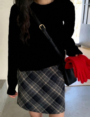 Pulover Shein, negru