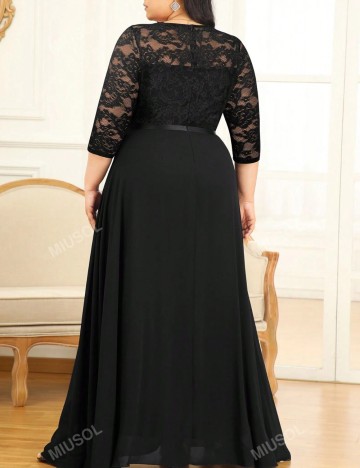 Rochie de ocazie Shein Curve+, negru
