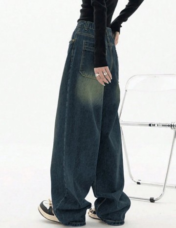 Jeans Shein, albastru