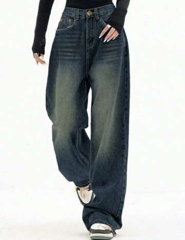Jeans Shein, albastru