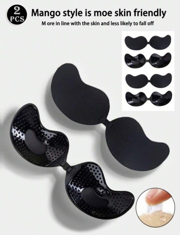 Sutien adeziv Shein, negru