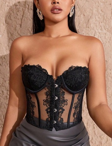 Corset Shein, negru