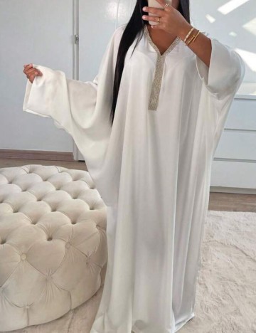 Rochie maxi Shein, alb