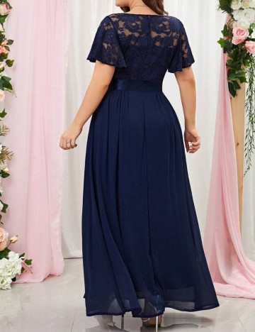 Rochie maxi Shein Curve+, albastru