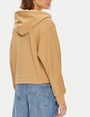 Hanorac Cu Fermoar Calvin Klein, bej