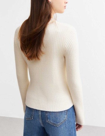 Pulover New look, crem