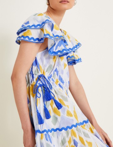 Rochie midi Monsoon, mix culori