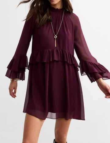 Rochie mini New look, vișiniu
