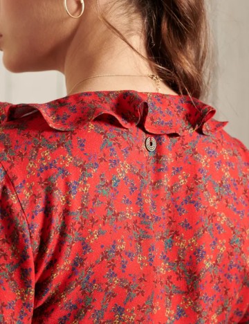Rochie mini Superdry, mix culori