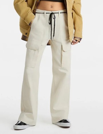 Pantaloni Vans, crem