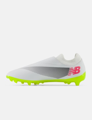 Ghete de fotbal New Balance, alb